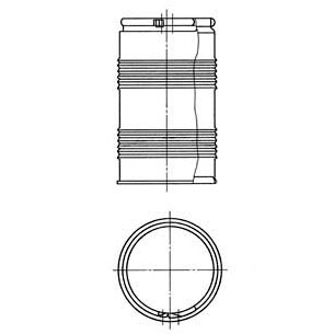 Ligne de fabrication de fûts en acier à tête ouverte