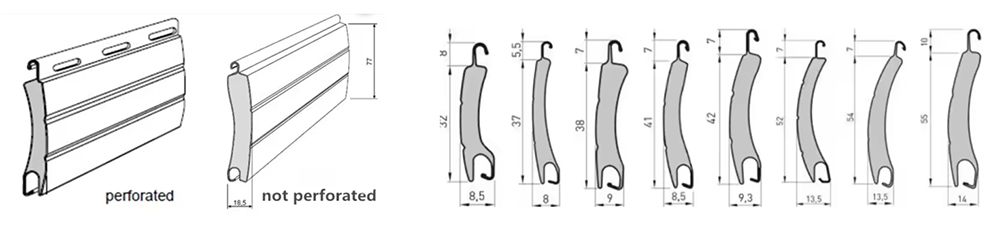 Profileuse pour lames de volets roulants isolées par mousse destinées aux auvents et systèmes de protection solaire