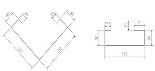 Plans des profils